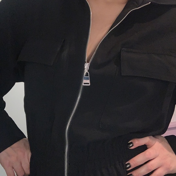 Black Zip up Zara Jumpsuit - Picture 2 of 5